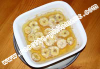Photo de la recette : Bananes au miel cuites au four