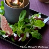 Cornets croustillants au foie gras, confiture de ...