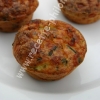 Muffins aux lardons et fromage aux herbes