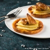 Minis pains perdus au foie gras poêlé
