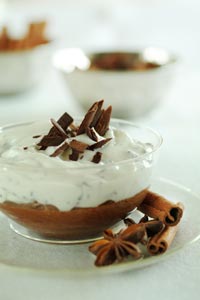 Photo de la recette : Fromage blanc aux éclats de chocolat