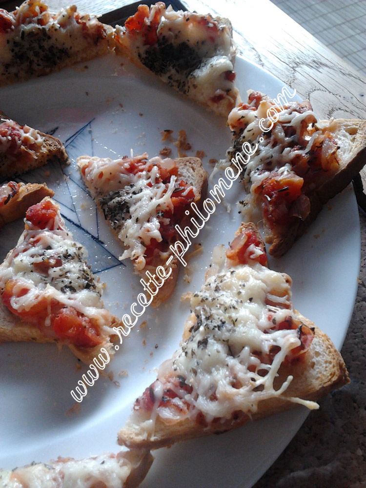 Photo de la recette : Minis pizzas au pain de mie