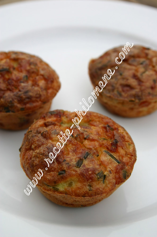 Photo de la recette : Muffins aux lardons et fromage aux herbes