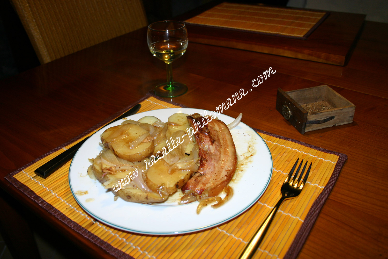 Photo de la recette : Patates aux lard à la bretonne