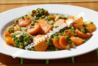Photo de la recette : Jardinière petits pois carottes